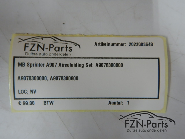 Mercedes-Benz Sprinter A907 Aircoleiding Set A9078300800