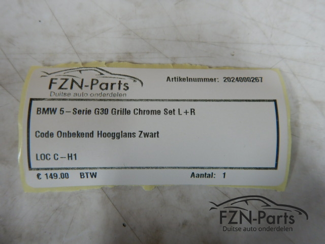 BMW 5-Serie G30 Grille Chrome Set L + R