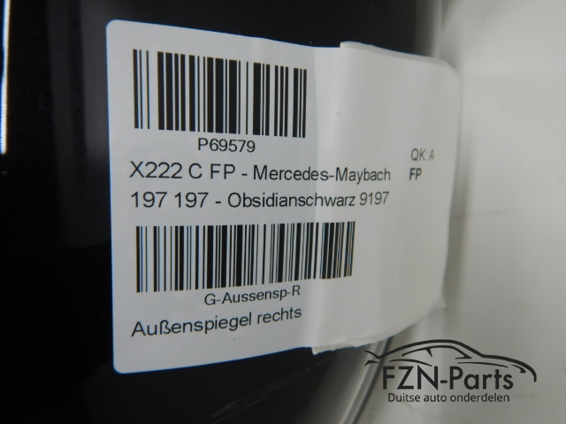 Mercedes-Benz Maybach S-Klasse W222 Spiegel Rechts Inklapbaar