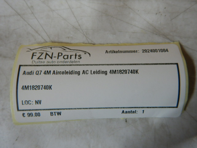 Audi Q7 4M Aircoleiding AC Leiding 4M1820740K
