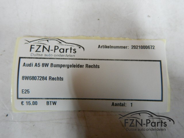 Audi A5 8W Bumpergeleider Rechts