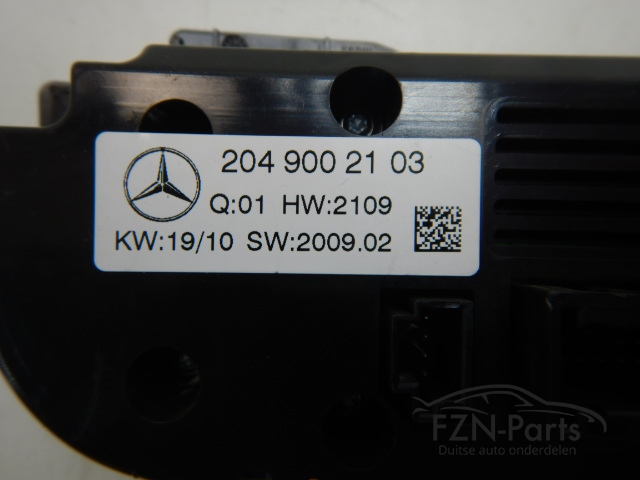 Mercedes-Benz C-Klasse W204 Kachelbediening A2049002103