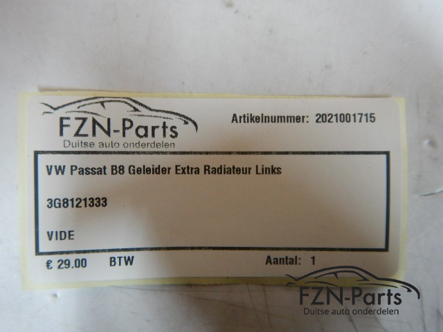 VW Arteon 3G8 Geleider Extra Radiateur Links