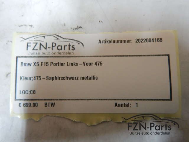 BMW X5 F15 Portier Links-Voor 475