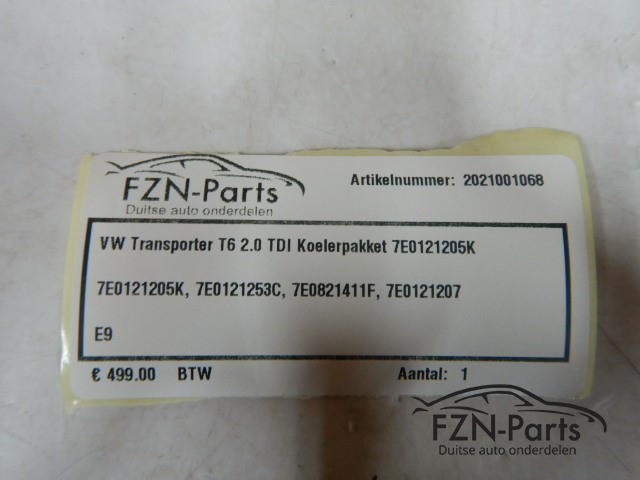 VW Transporter T6 2.0 TDI Koelerpakket 7E0121205K