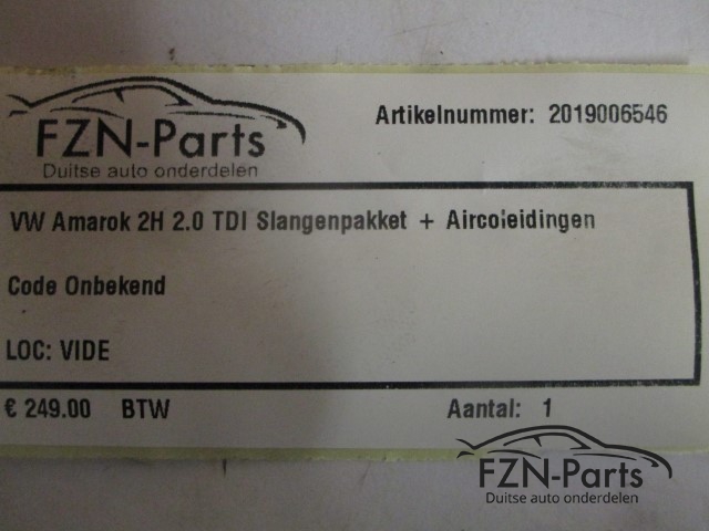 VW Amarok 2H 2.0 TDI Slangenpakket + Aircoleidingen