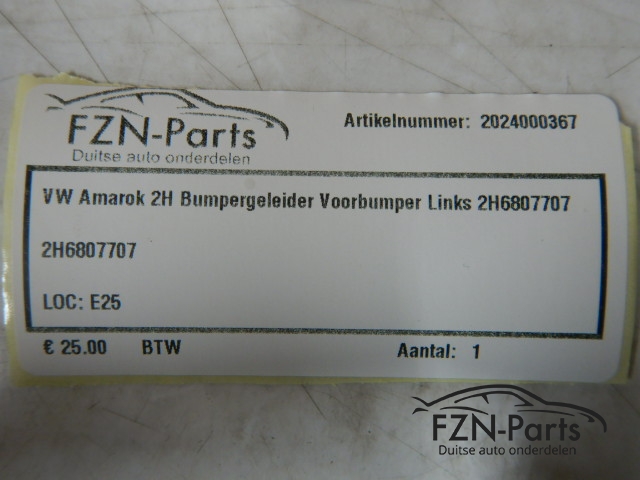VW Amarok 2H Bumpergeleider Voorbumper Links 2H6807707