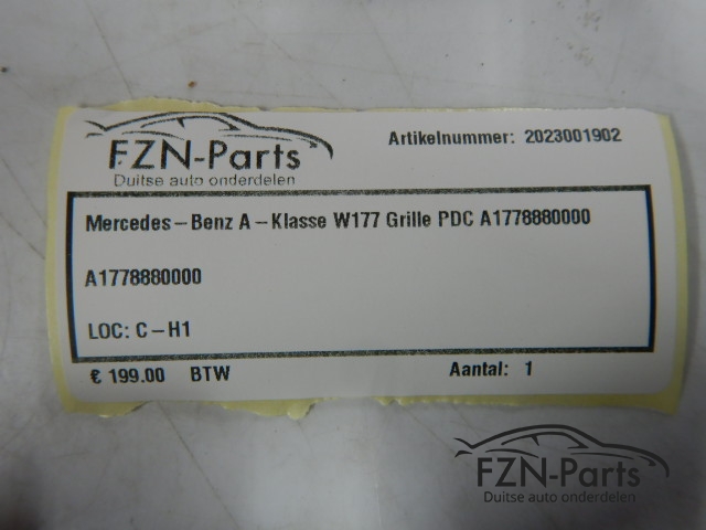 Mercedes-Benz A-Klasse W177 Grille PDC A1778880000