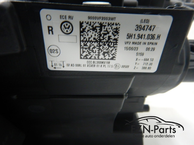 VW Golf 8 Black Edition IQ LED Koplampenset Set L + R 035/036H NIEUW