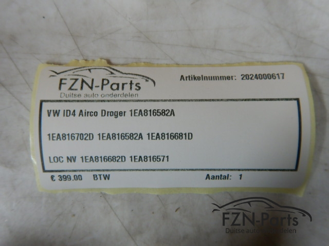 VW ID4 Airco droger 1EA816582A