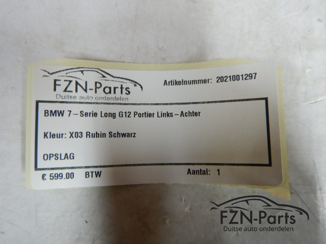 BMW 7-Serie Long G12 Portier Links-achter