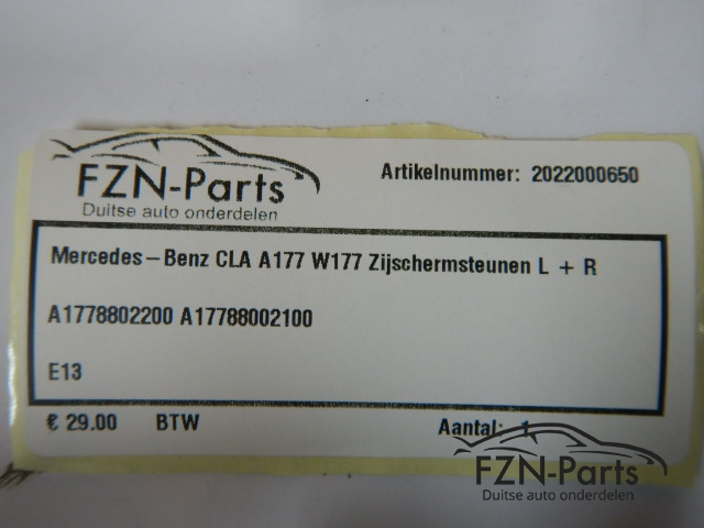 Mercedes-Benz CLA-Klasse W177 W118 Zjischermsteunen L+R