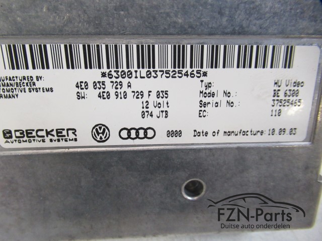 Audi A8 4E MMI Radio Module 4E0035729A