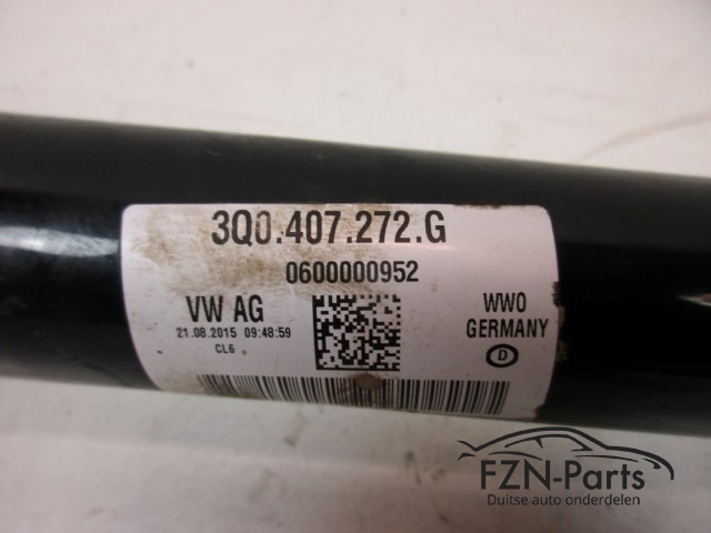 VW Passat B8 3G Aandrijfas Rechts 3Q0407272G