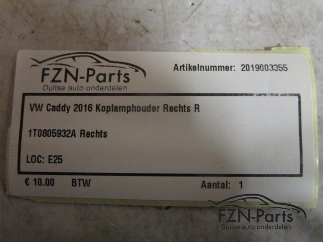VW Caddy 2016 Koplamphouder Rechts R
