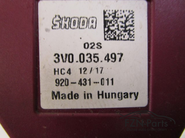 Skoda Superb 3V0 Antenneversterker 3V0035497