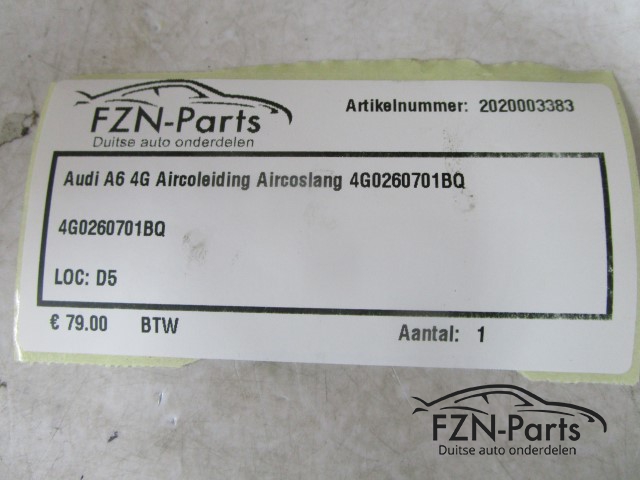 Audi A6 4G Aircoleiding Aircoslang 4G0260701BQ