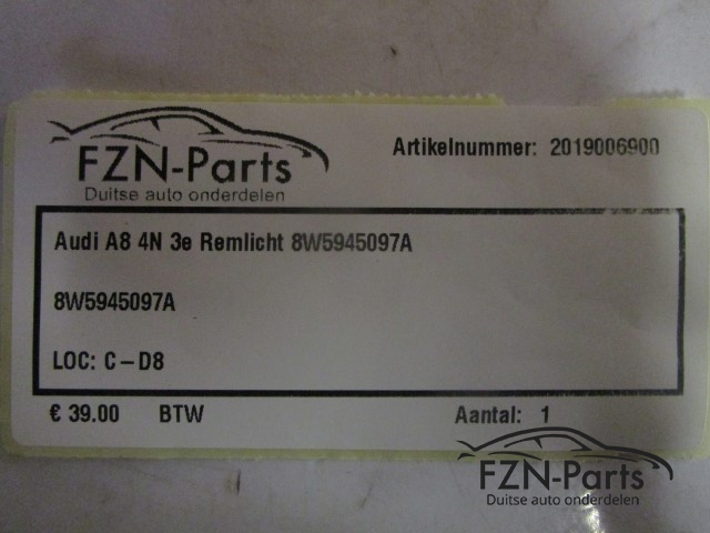 Audi A8 4N 3e Remlicht 8W5945097A