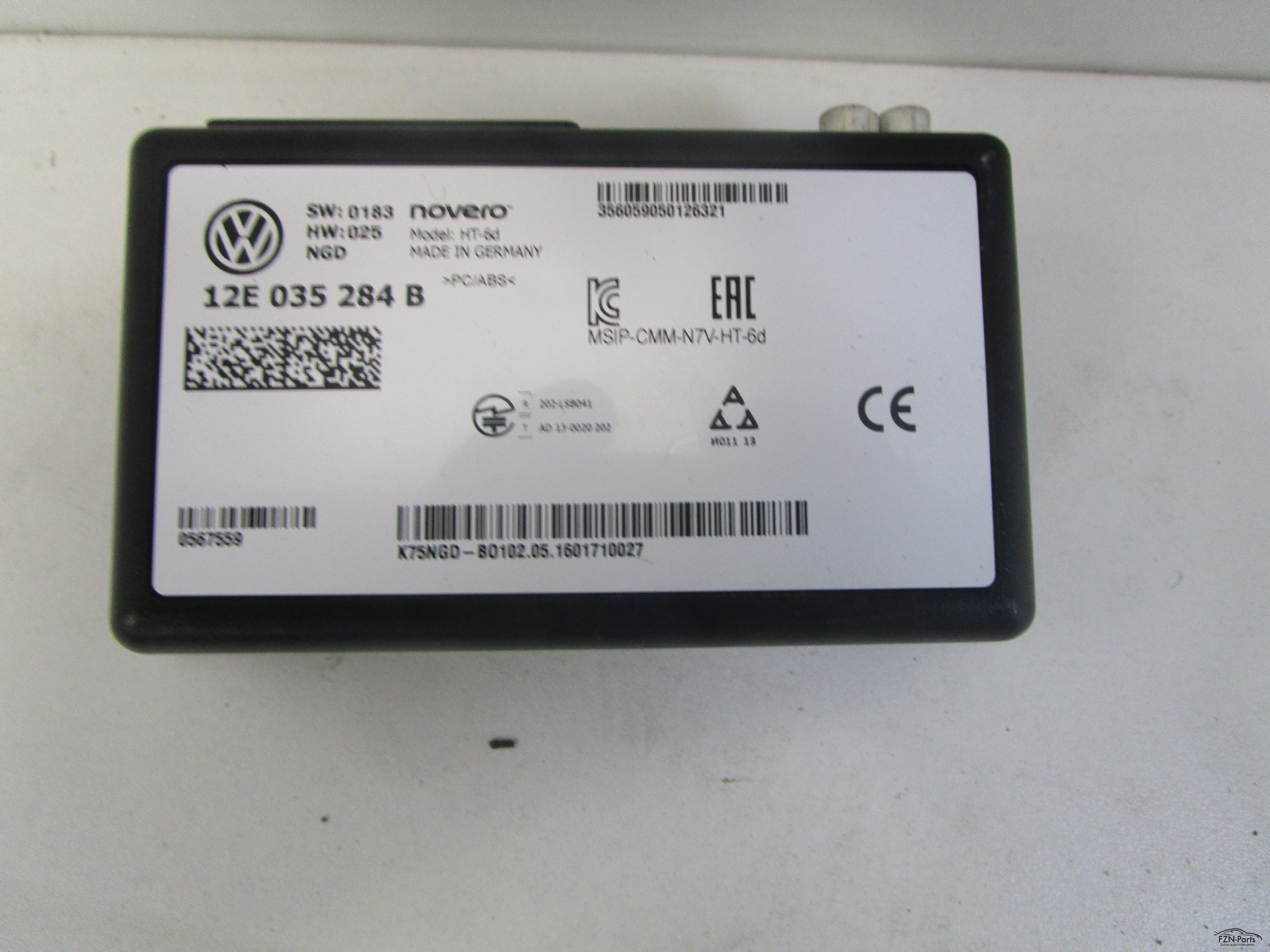 VW E-UP! Online Diensten Module 12E035284B