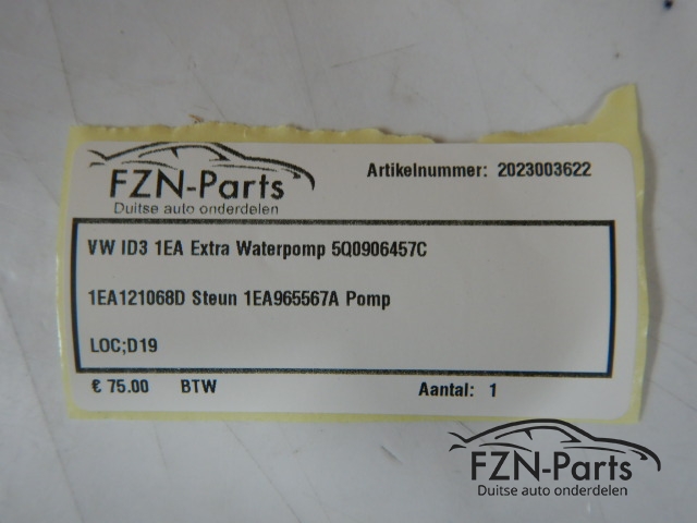 VW ID3 1EA Extra Waterpomp 5Q0906457C