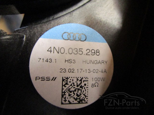 Audi A8 4N Audio Speaker Set + Subwoofer B&O ( Bang Olufsen )