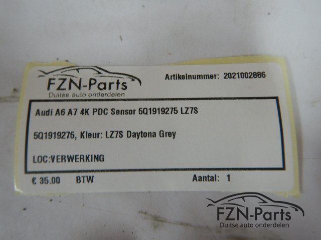 Audi A6 A7 4K PDC Sensor 5Q1919275 LZ7S