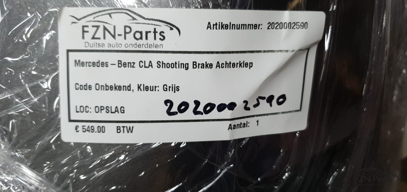 MERCEDES-BENZ CLA W117 Shooting Brake Achterklep