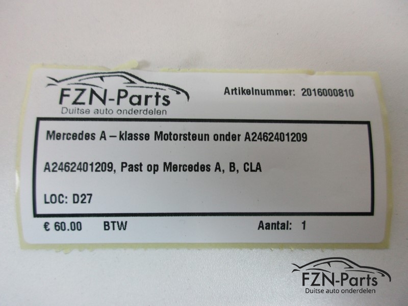 Mercedes-Benz A-Klasse Motorsteun onder A2462401209