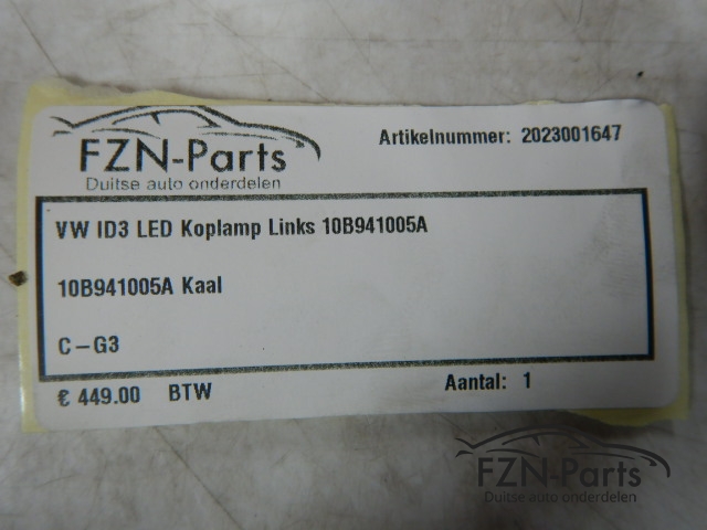 VW ID3 LED Koplamp Links 10B941005A