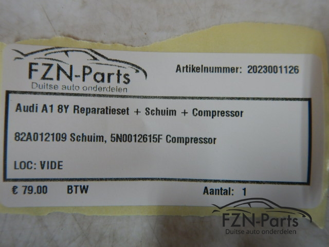 Audi A1 8Y Reparatieset+Schuim+Compressor