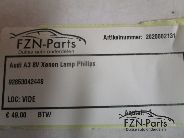 Audi A3 8V / Volkswagen Xenon Bulp D3S Lamp Philips