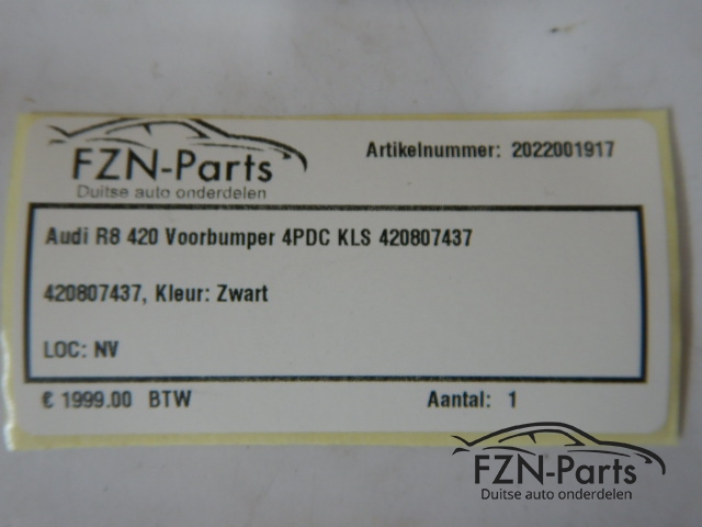 Audi R8 420 Voorbumper 4PDC KLS 420807437