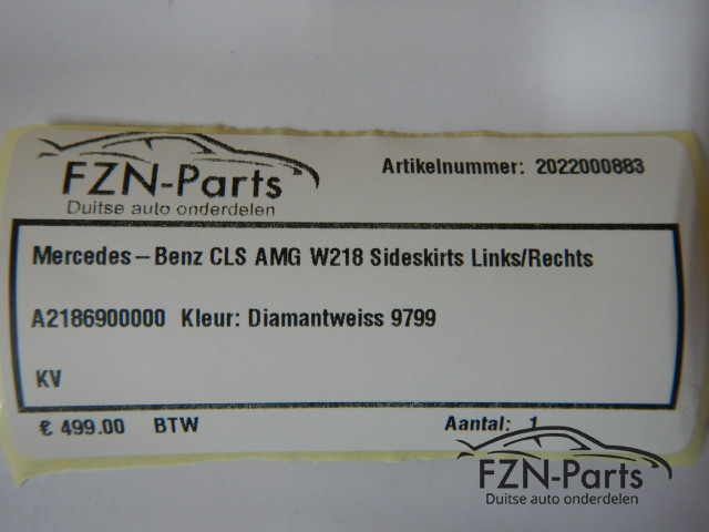 Mercedes-Benz CLS AMG W218 Sideskirts Links/Rechts