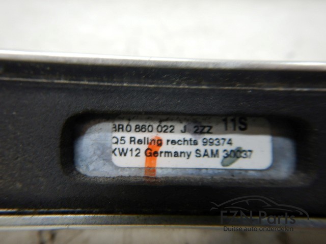 Audi Q5 8R Dakdragers Dakrails Set Links+Rechts Chrome