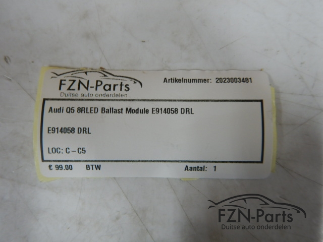 Audi Q5 8R LED Ballast Module E914058 DRL