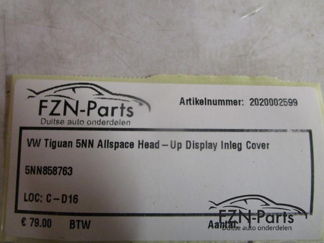 VW Tiguan 5 Allspace Head-Up Display Inleg Cover