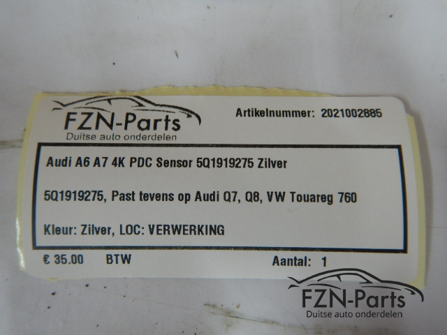 Audi A6 A7 4K PDC Sensor 5Q1919275 Zilver