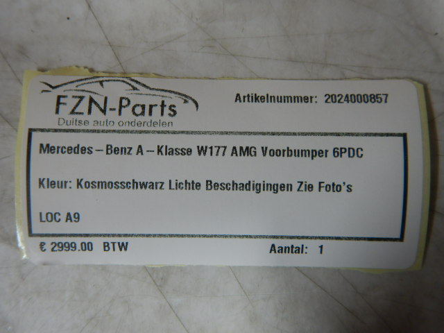 Mercedes-Benz A-Klasse W177 A35 AMG Voorbumper 6PDC
