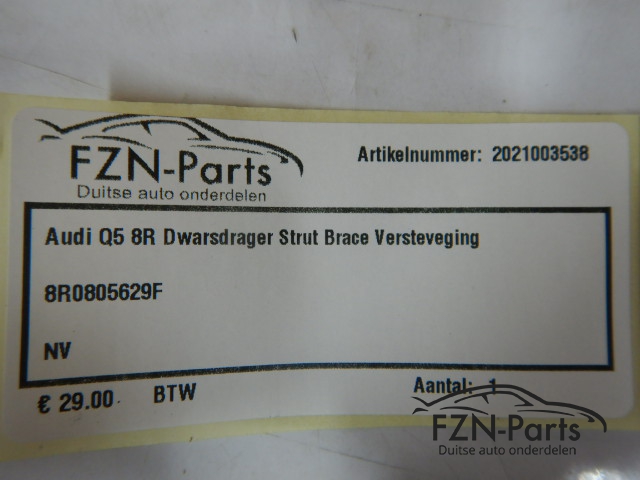 Audi Q5 8R Dwarsdrager Strut Brace Versteviging