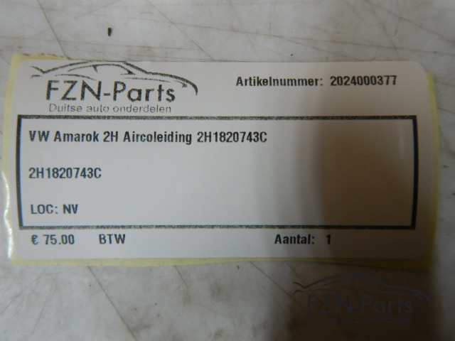 VW Amarok 2H Aircoleiding 2H1820743C