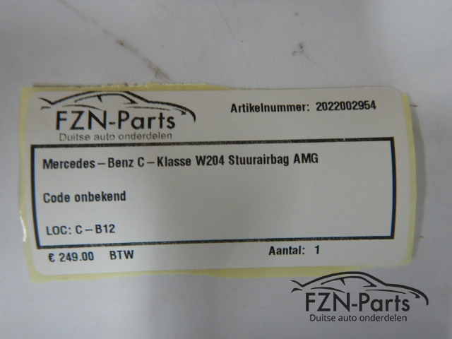 Mercedes-Benz C-Klasse W204 Stuurairbag AMG
