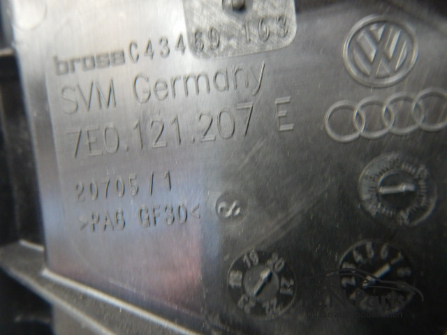 VW Transporter 7E Ventilator Enkelfan Behuizing