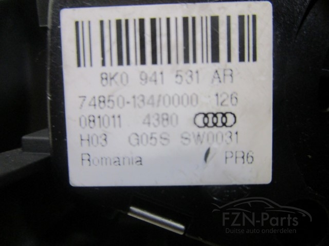 Audi A4 A5 Lichtschakelaar 8K0941531AR 8T1858341