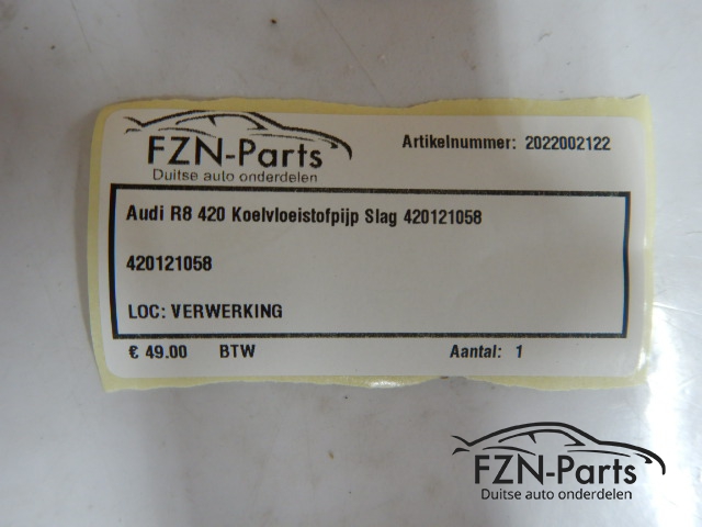 Audi R8 420 Koelvloeistofpijp Slang 420121058