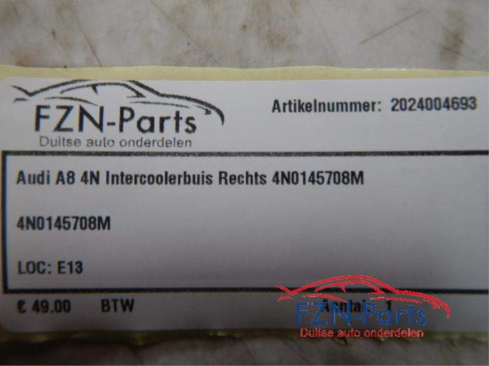 Audi A8 4N Intercoolerbuis Rechts