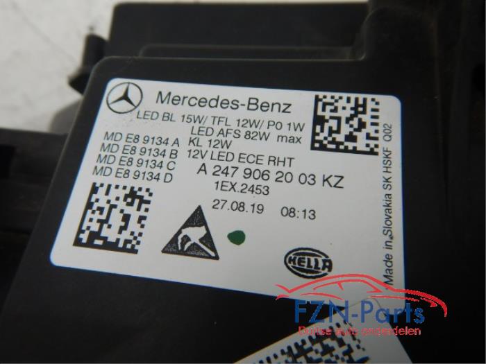 Koplamp rechts Mercedes B-Klasse (22722888)