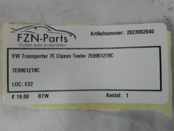 Claxon Volkswagen Transporter (22727227)