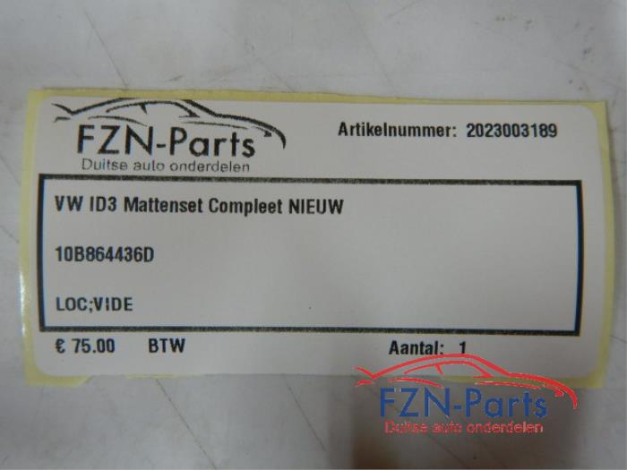 VW ID3 Matttenset Compleet NIEUW