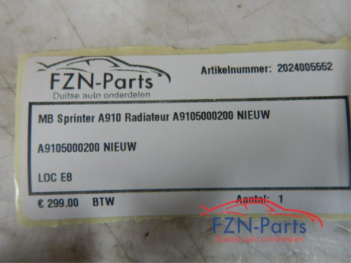 Mercedes-Benz A910 Sprinter Radiateur A9105000200 NIEUW A9105000200 NIEUWKoeling koeler radiateur motor 511 CDI (907.653, 907.655, 907.657) 131267 01-02-2018 07-03-2024
516 CDI Vierwielaandrijving (907.653, 907.655, 907.657) 135751 01-01-2019 07-03-2024
516 CDI (907.653, 907.655, 907.657) 131269 01-02-2018 07-03-2024
519 CDI Vierwielaandrijving (907.653, 907.655, 907.657) 135752 01-01-2019 07-03-2024
514 CDI (907.653, 907.655, 907.657) 131268 01-02-2018 07-03-2024
519 CDI (907.653, 907.655, 907.657) 131270 01-02-2018 07-03-2024
519 CDI Vierwielaandrijving (907.653, 907.655, 907.657)