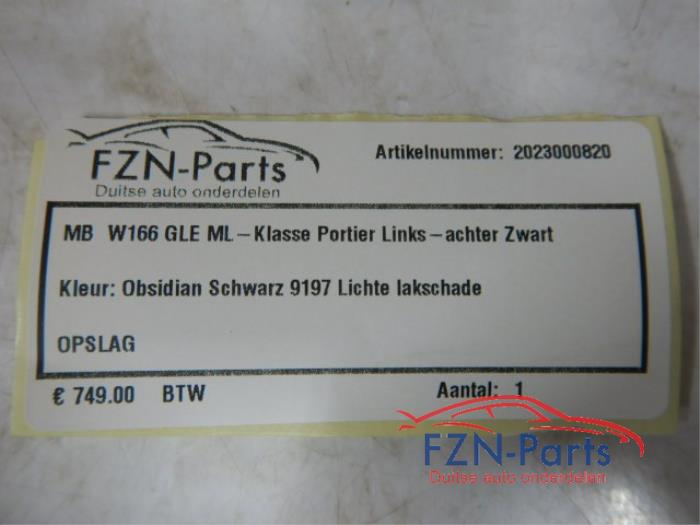 Portier 4Deurs links-achter Mercedes GLE (22723575)